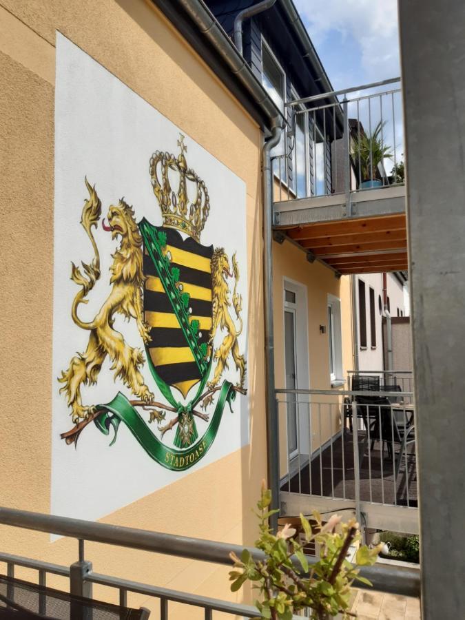 Stadtoase Geraeumige Gaestewohnungen Mit Balkon, Komfort, Modernitaet Und Ruhe, Fuer Monteure Geeignet, Free Wifi Frankenberg المظهر الخارجي الصورة